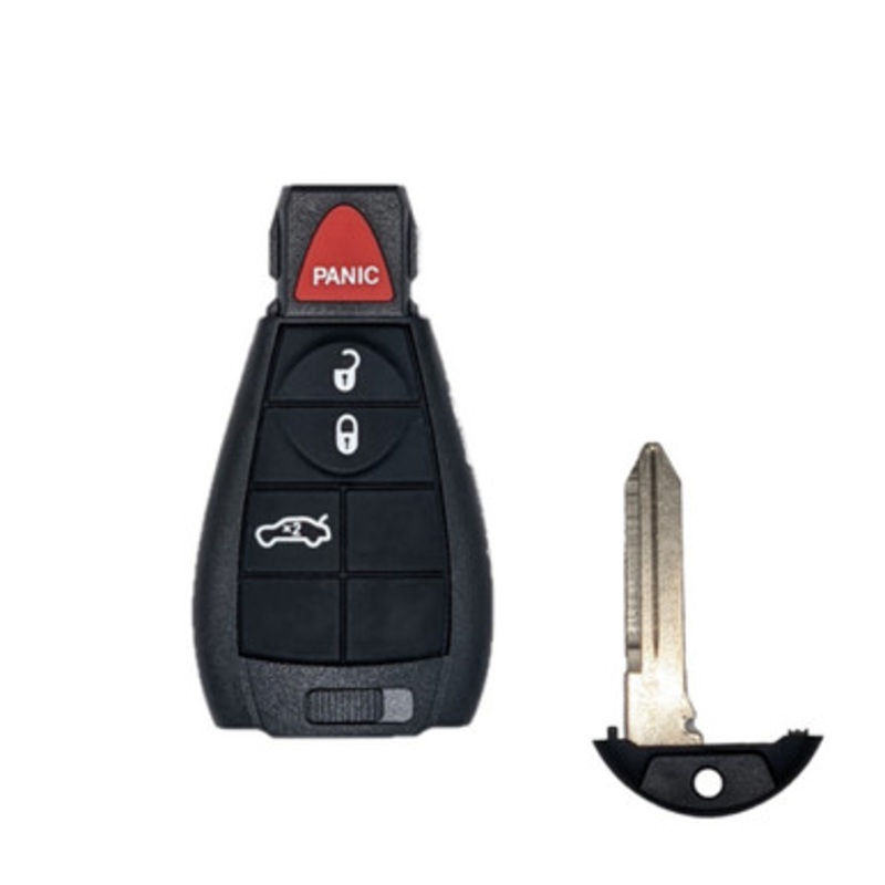 Dodge Dart 4 Button Fobik Smart Key M3N32297100, 56046771, 433 MHz – Refurbished, Recase