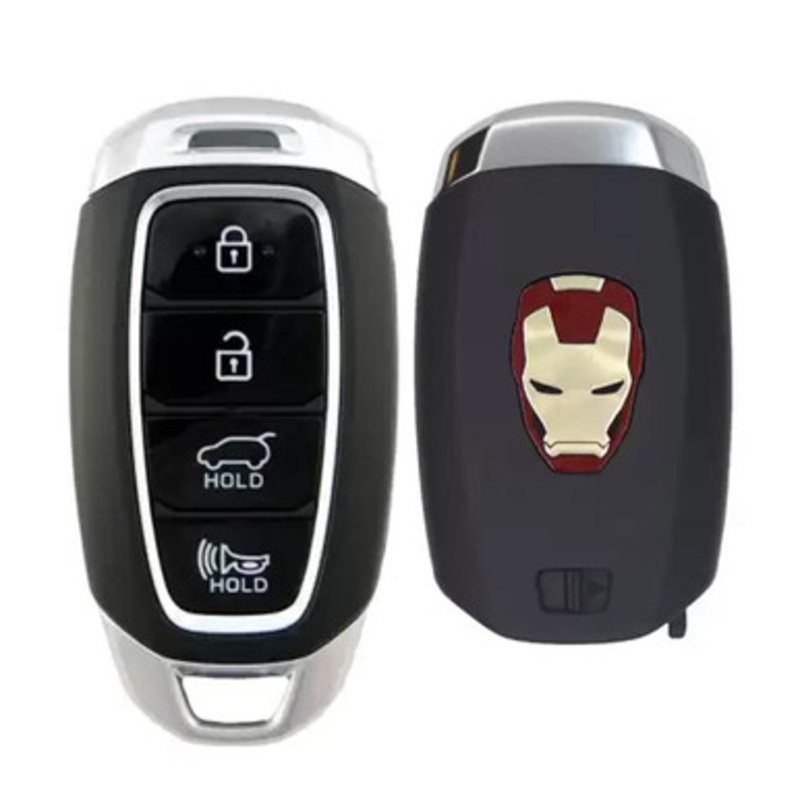 Hyundai 4-Button Smart Key TQ8-FOB-4F18 95440-J9000 433 MHz, (iron man Logo) Refurbished Grade A TQ8-FOB-4F18, 95440-J9000, 95440-J9010