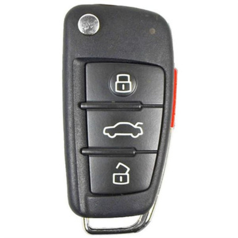 Audi 4 Button Remote Flip Key MYT4073A 8E0-837-220-R – Refurbished A 182441