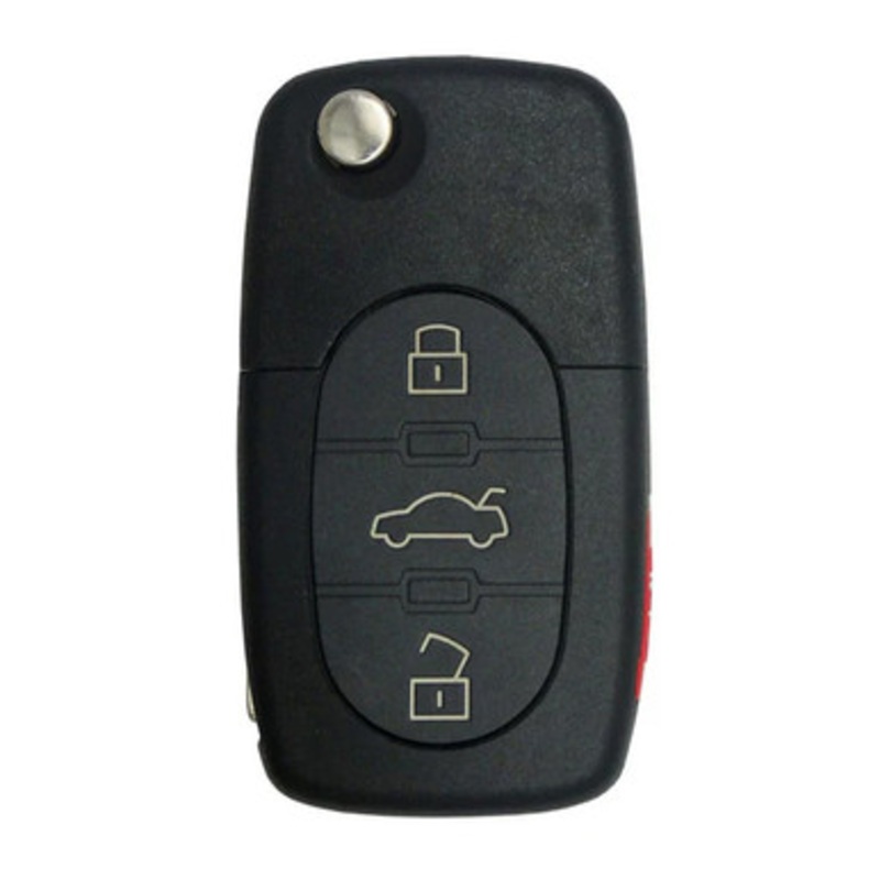 Audi 4 Button Remote Head Key MYT8Z0837231 4DO.837.231 M – Refurbished Recase