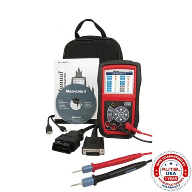 Autel AutoLink AL539 Diagnostic Tool One-Click I/M Readiness Key – 10 Modes of OBD II Test with Built-in Speaker