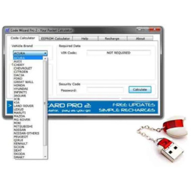 Code Wizard Pro 2 ICC Pin Code Calculator Device CWP-2 – Includes 200 FREE Tokens