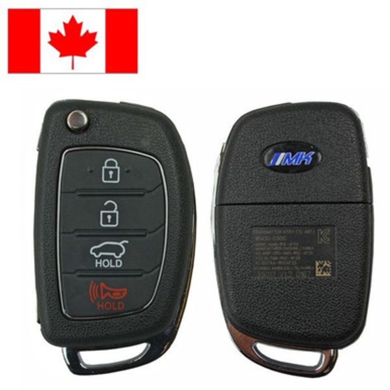 Hyundai 4 Button Remote Head Key TQ8-RKE-4F25 95430-D3010 – Refurbished, Grade A