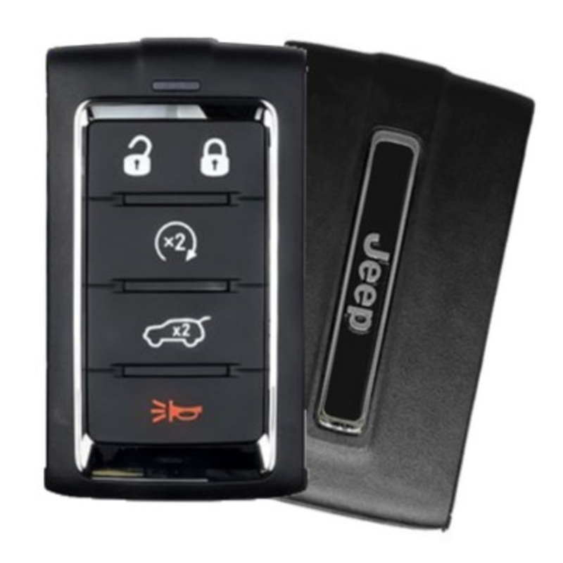 Jeep 5-Button Smart Key 2BAHD-KFW1 68577124AB 433 MHz, Refurbished Grade A