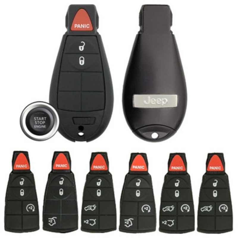 Jeep Fobik Prox Smart Key IYZ-C01C, Multi-Button Options, 433 MHz – Refurbished, Grade A