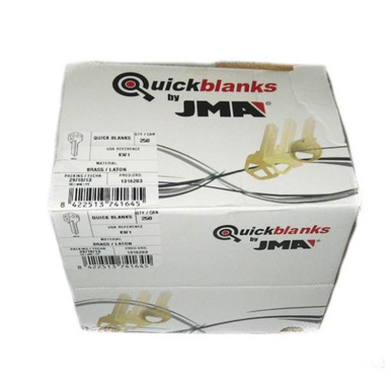 JMA KW1-1KE-BR Key Blank (250 Pack)