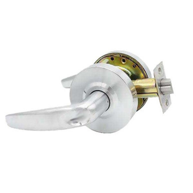 Kenaurd Commercial Lever Set Handle – Contemporary Design – 2-3/4 Standard Backset – Satin Chrome – Passage – Grade 2