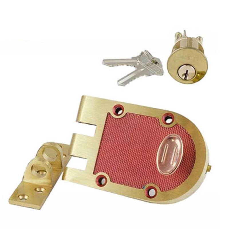 Kenaurd Heavy Duty Single Cylinder Jimmy Proof Lock – Bronze – SC1