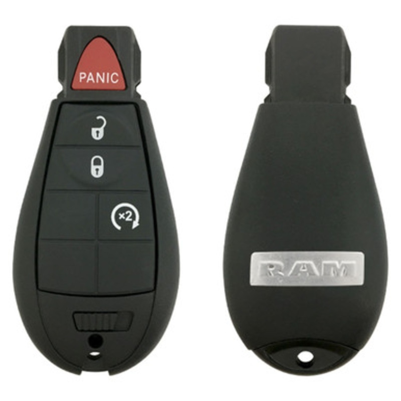 RAM 4 Button Remote Key Fobik GQ4-53T, 56046955, 433 MHz – Refurbished, Grade A