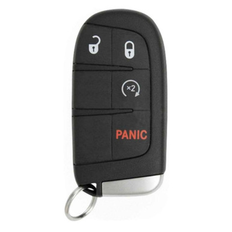 TEST SAMPLE Keyless2Go Fiat 4 Button Smart Key M3N-40821302, 735637066, 433 MHz – Premium Aftermarket