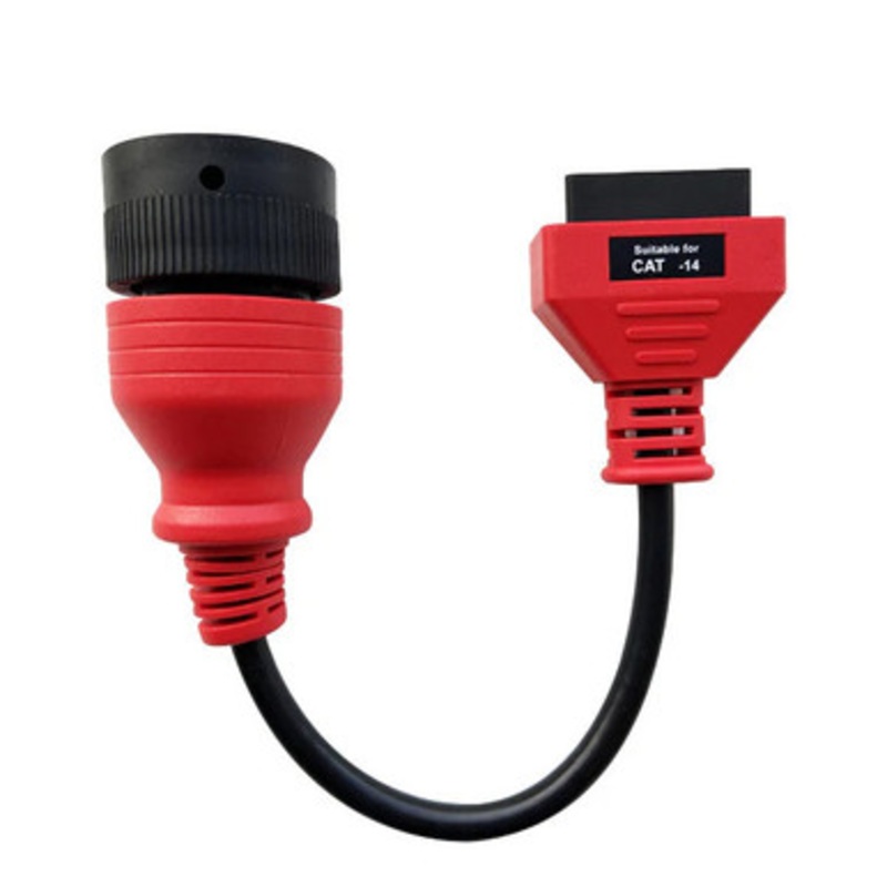 Autel  Caterpillar 14-pin Adapter for use with Autel Diagnostic Machines – Caterpillar Engines