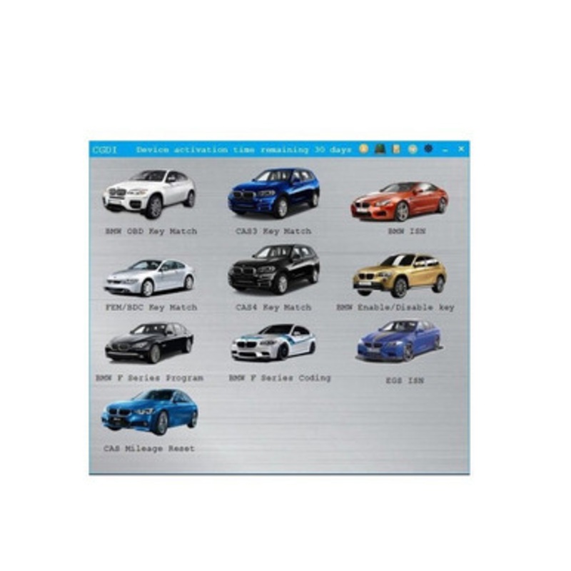 CGDI – BMW F SERIES CODING AUTHORIZATION FOR PROG BMW MSV80 KEY PROGRAMMER
