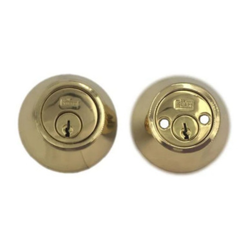 DeGuard Heavy Duty Double Cylinder Deadbolt Lock – Polished Brass Finish (SC1)