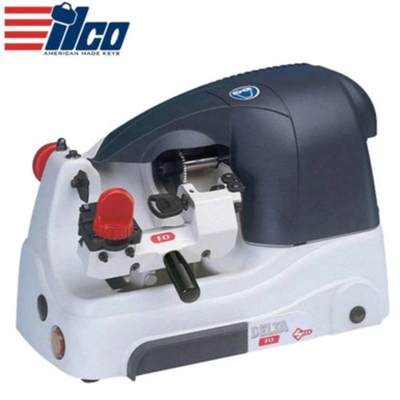 ILCO Delta FO Tibbe Key Cutter and Duplicator for Ford and Jaguar, 6-Cut and 8-Cut – 110V (Mechanical)