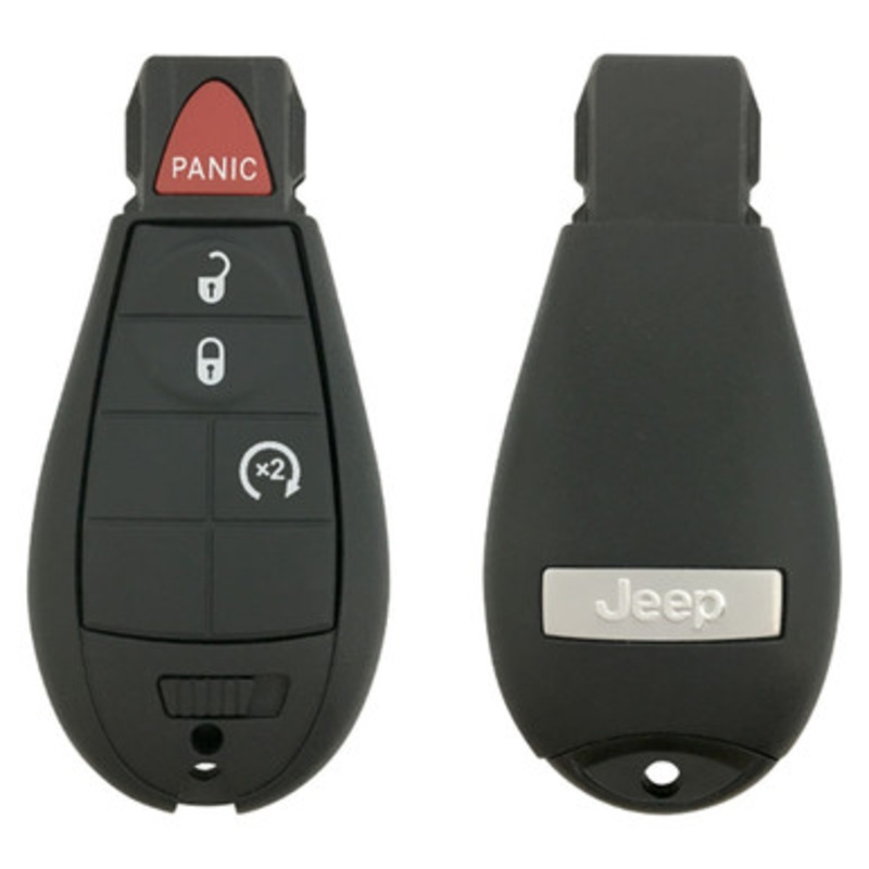 Jeep 4 Button Remote Key Fobik GQ4-53T, 68105083, 433 MHz – Refurbished, Grade A