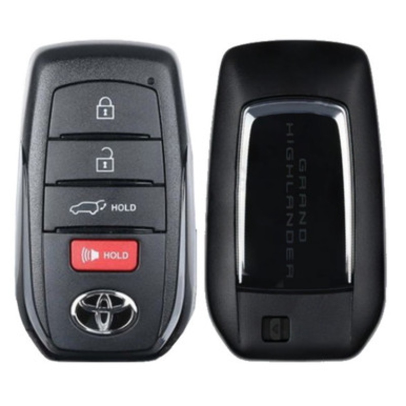 Toyota 4 Button Proximity Smart Key HYQ14FBX, 8990H-0E340 – 315 MHz (Copper Ring), New OEM