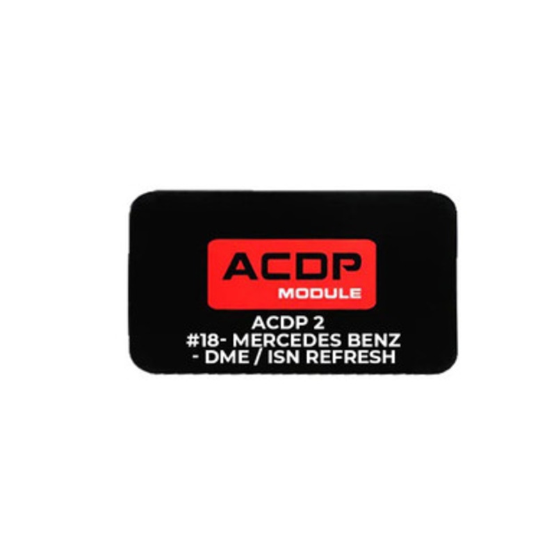 Yanhua – ACDP – Mercedes-Benz – DME / ISN Refresh Module #18