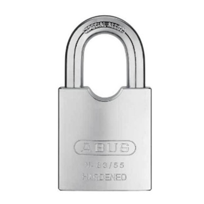 ABUS – 83/55-3000 – HARDENED STEEL PADLOCK – S2 – SCHLAGE C-L – 5/6 PIN – REKEYABLE – 2-11/64 WIDTH