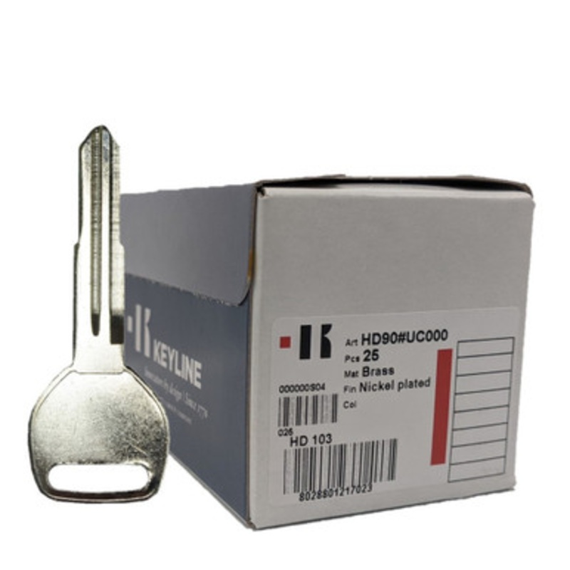 (BOX OF 25) KEYLINE HD103 MECHANICAL KEY