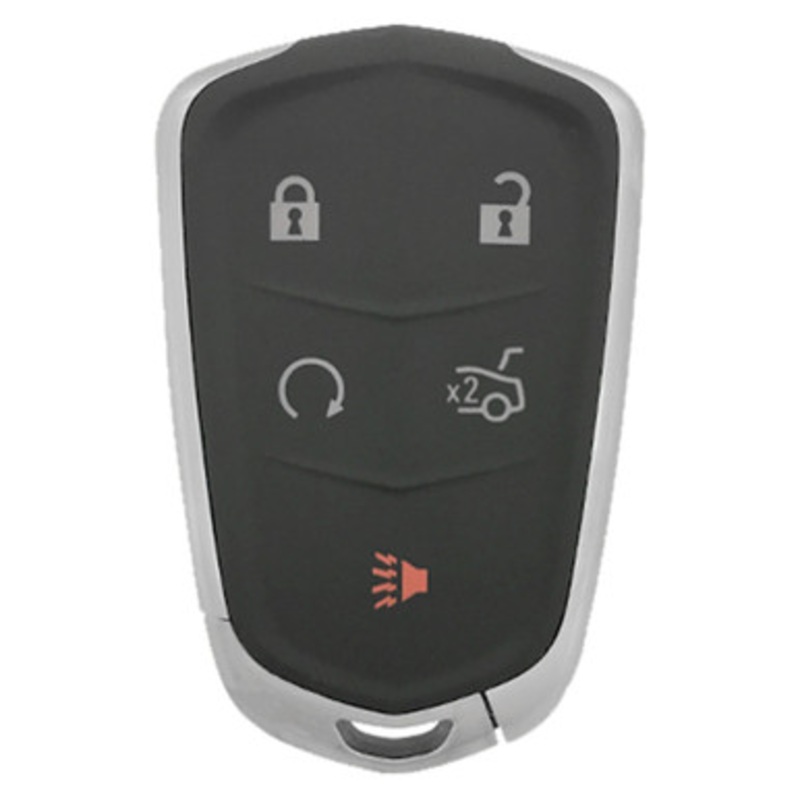 Cadillac 5 Button Smart Key HYQ2EB, 13598538, 433 MHz – Refurbished, Recase