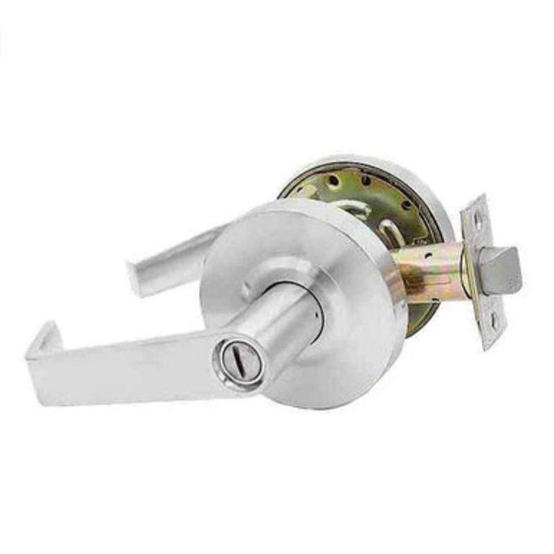 Kenaurd Commercial Lever Set Handle – 2-3/4 Standard Backset – Satin Chrome – Privacy – Grade 2