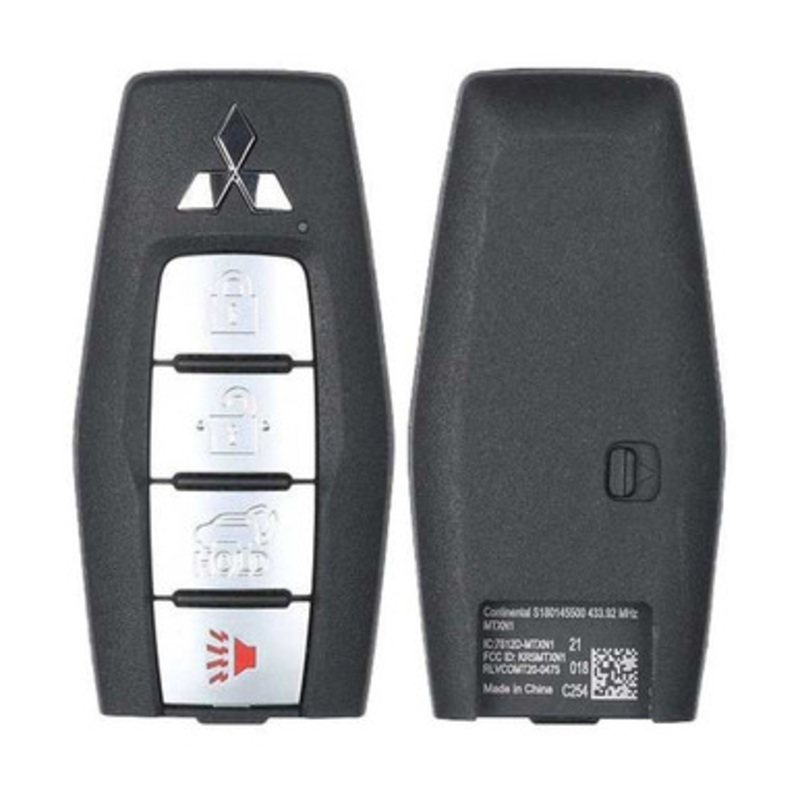 Mitsubishi 4 Button Smart Key KR5MTXN1, 8637C254, 433 MHz – Refurbished, Grade A
