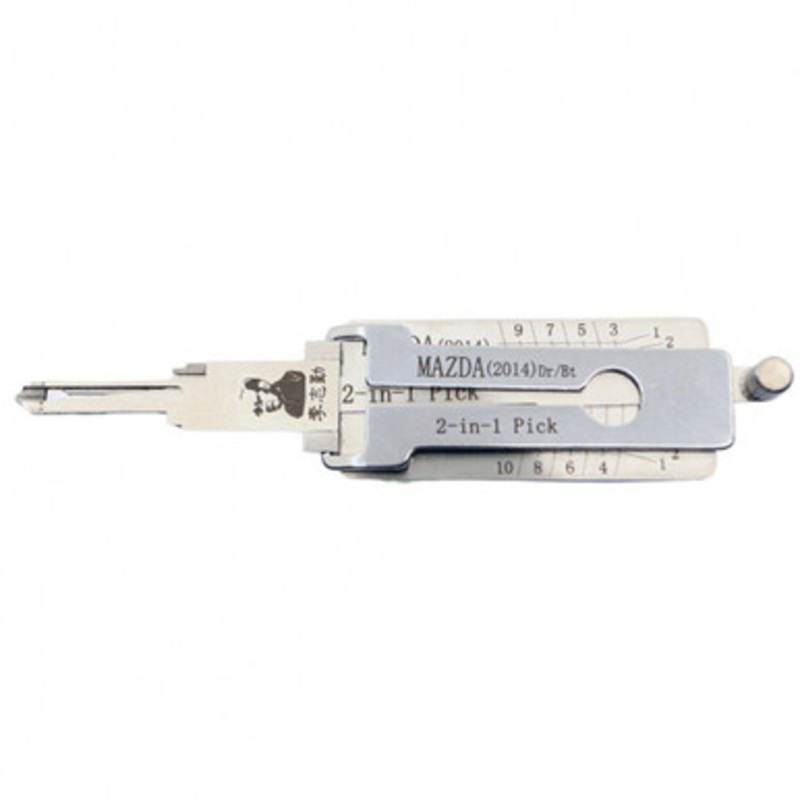 Original Lishi MAZ2014-2020-AG – For New Mazda Smart Keys 8 Cuts with Cutout