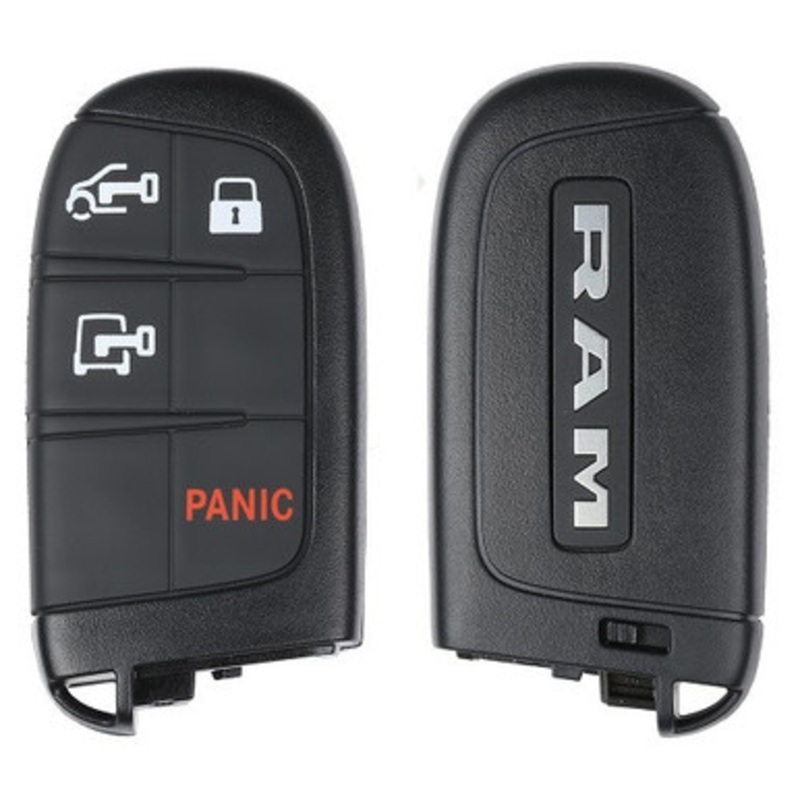 RAM Promaster 4 Button Smart KeyM3N-40821302, 7FF24LXHAB,433 MHz – Refurbished, Grade A