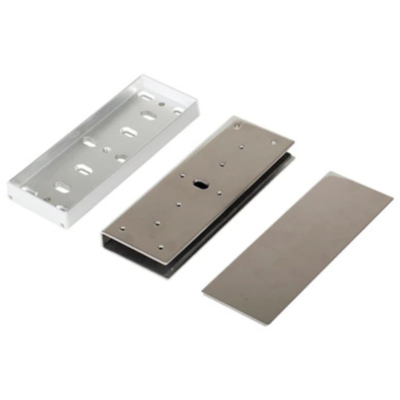 SECO-LARM – E-941S-600/UQ – GLASS DOOR U BRACKETS FOR 600LB SERIES ELECTROMAGNETIC LOCKS – INDOOR