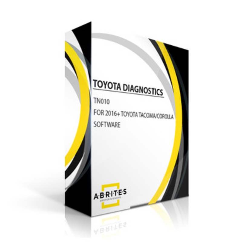 ABRITES TN010 Mileage Recalibration for 2016+ Toyota Tacoma/Corolla – Software