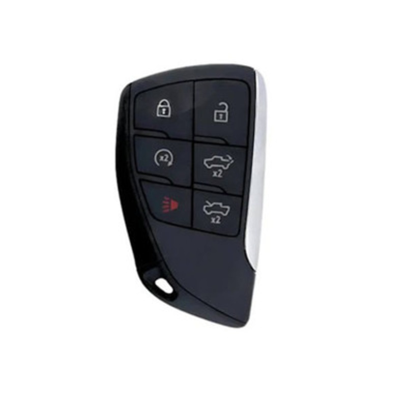 Replacement 6 Button Remote Shell Case Pad For GMC YG0G21TB2, Standard Aftermarket