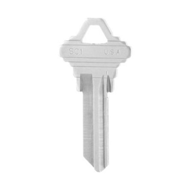 Schlage SC1 Nickle Finish Mechanical Key Blank – 10 Pack
