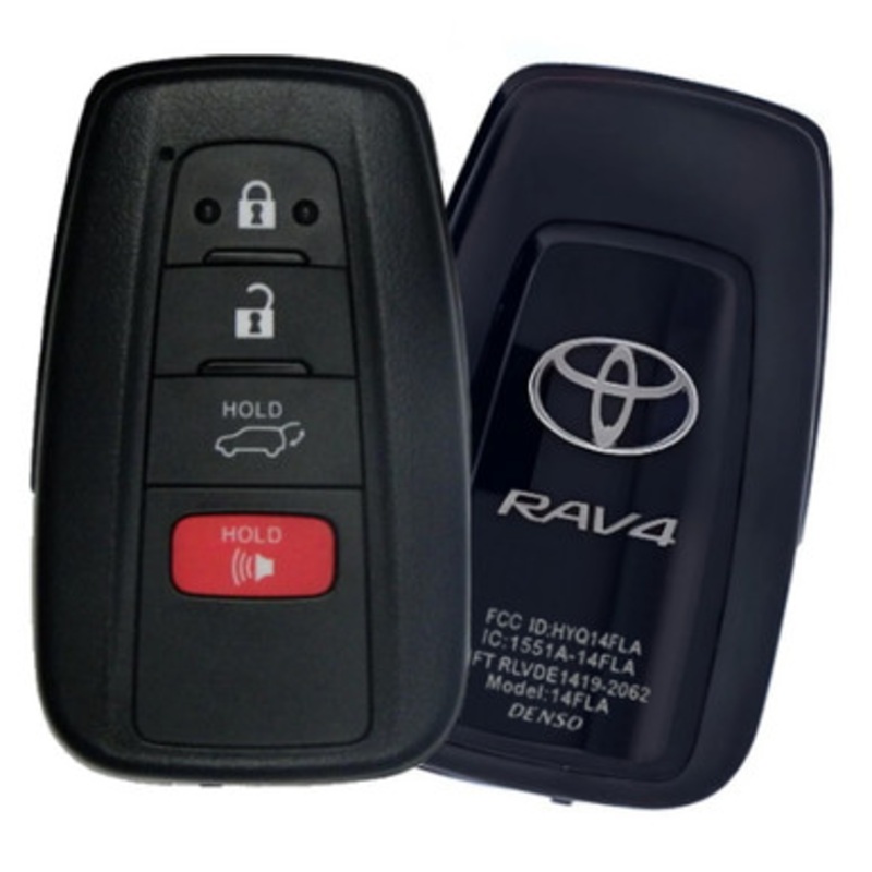 Toyota RAV4 4 Button Smart Key HYQ14FLA, 8990H-0R220, 315 MHz – Refurbished, Grade A