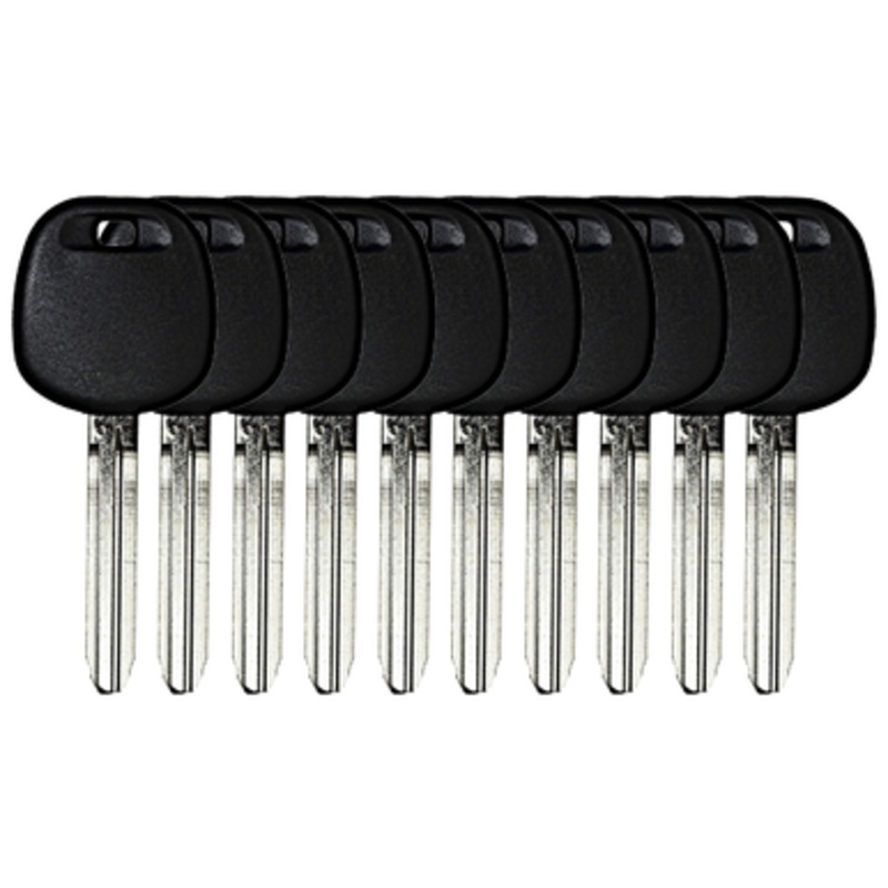 Toyota TOY44D Dimple Transponder Key for Toyota  4D-67 DOT, 10 Pack