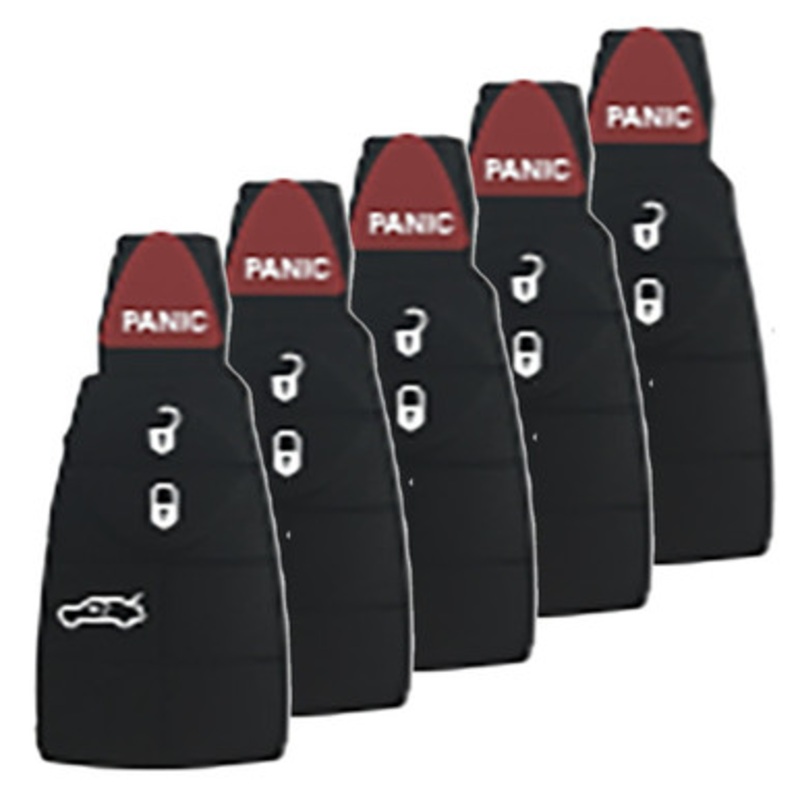 4-Button (L,U,T,P) Shell Button Pad for FCA Vehicles – Pack of 5