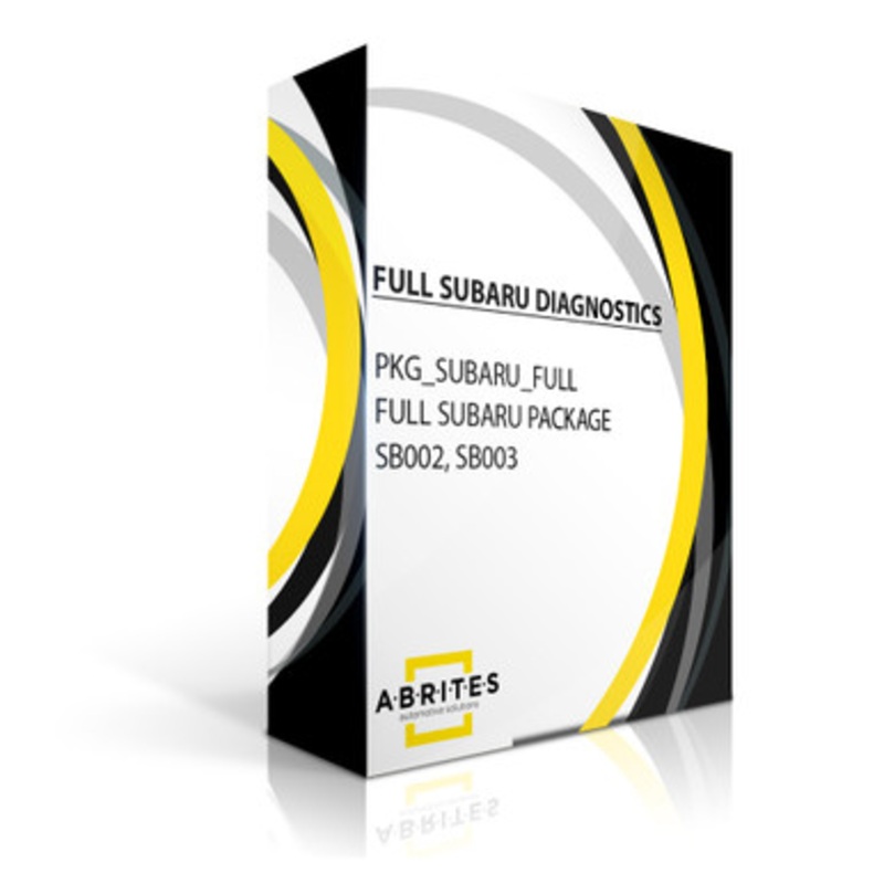 ABRITES Full Software Package for Subaru Vehicles – SB002, SB003