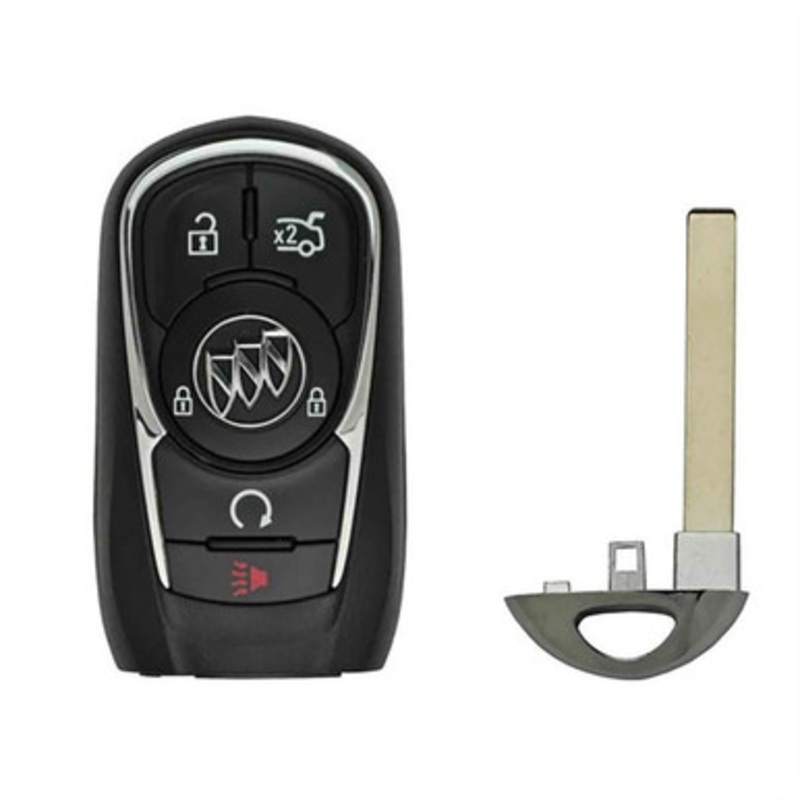 Buick 5 Button Smart Key HYQ4EA, 13508414, 433 MHz – Refurbished, Recase