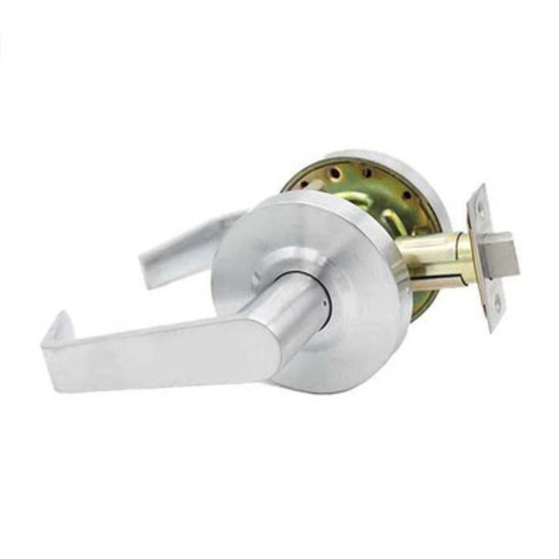 Kenaurd Commercial Lever Set Handle – 2-3/4 Standard Backset – Satin Chrome – Passage – Grade 2