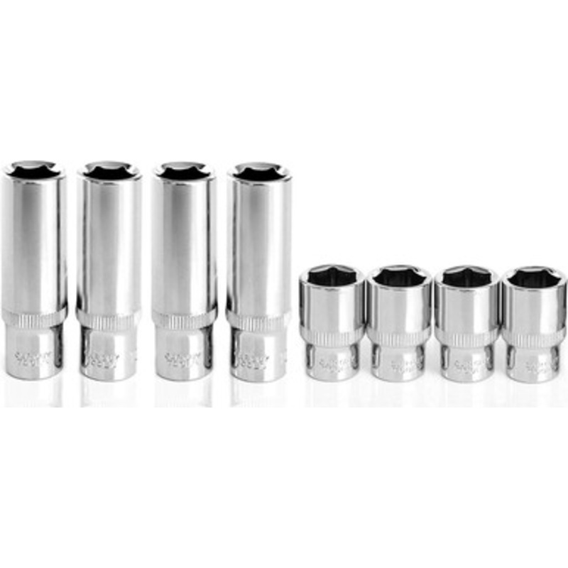 KEYSENTIALS 10mm Socket Eight Pack (1/4 Drive, Multi-Type)