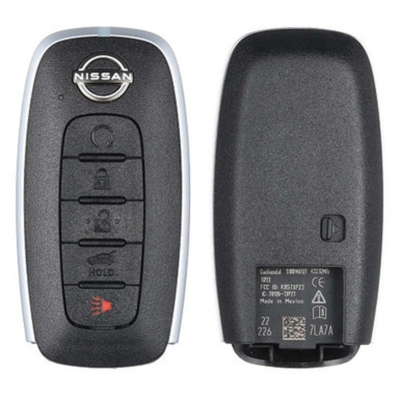 Nissan 5 Button Proximity Smart Key KR5TXPZ3, 285E3-7LA7A, 433 MHz – New, OEM