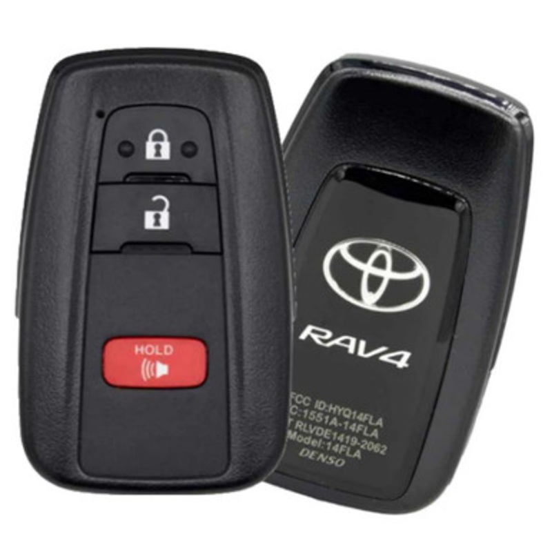 Toyota RAV4 3 Button Smart Key HYQ14FLA, 8990H-0R200 315 MHz – Refurbished, Grade A