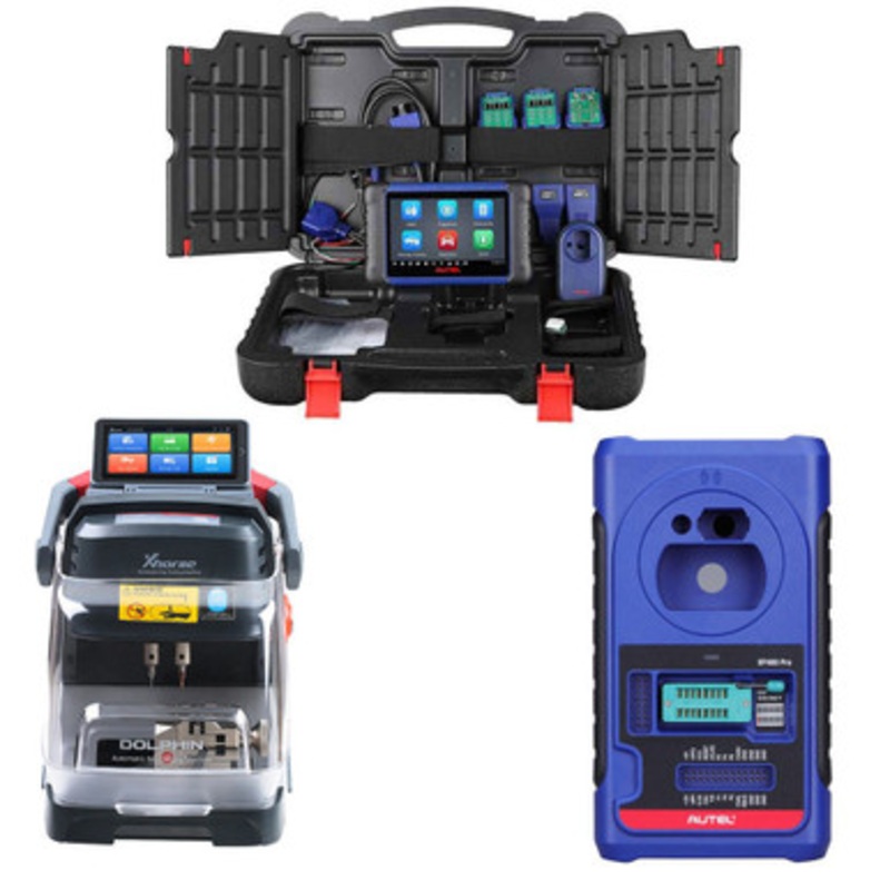 Xhorse DOLPHIN II XP-005L Automatic Key Cutting Machine + MaxiIM IM508S + XP400 PRO Key Programming Adapter – BUNDLE
