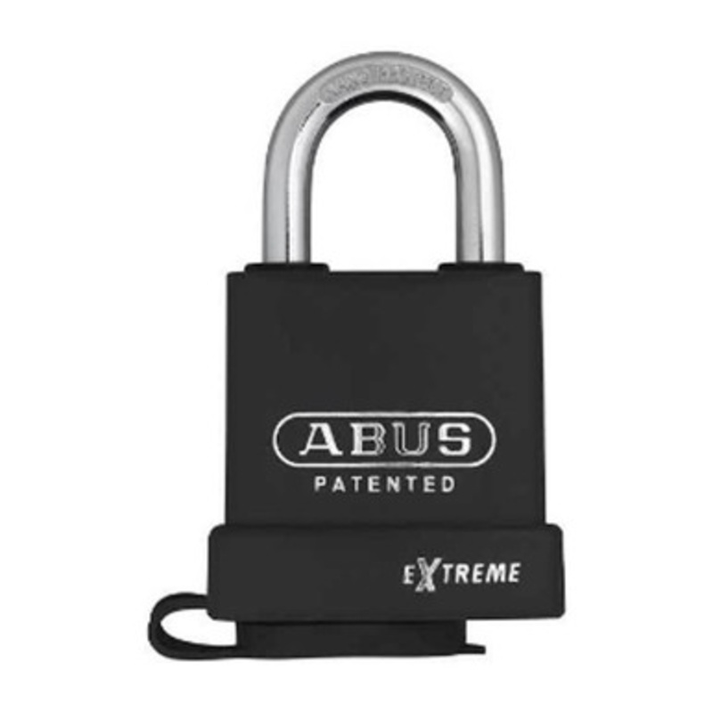 ABUS – 83WP/53-3000 – EXTREME BLACK COATED STEEL PADLOCK – S2 – SCHLAGE C-L – 5/6 PIN – REKEYABLE – 2-1/4 WIDTH