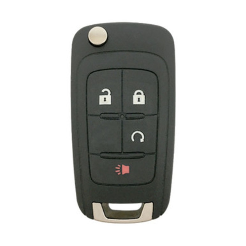 GM 4 Button Remote Head Key OHT-01060512, V2T-01060512 20835400, 20835404, 20873620, 5913597 – Refurbished, Recase