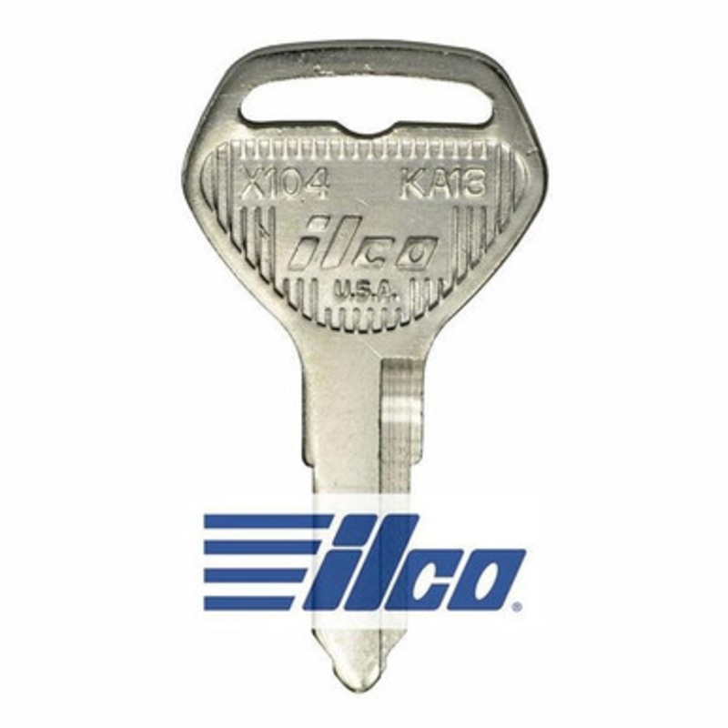 ILCO AF40989002 KA13 Motorcycle Mechanical Key, Pack of 10