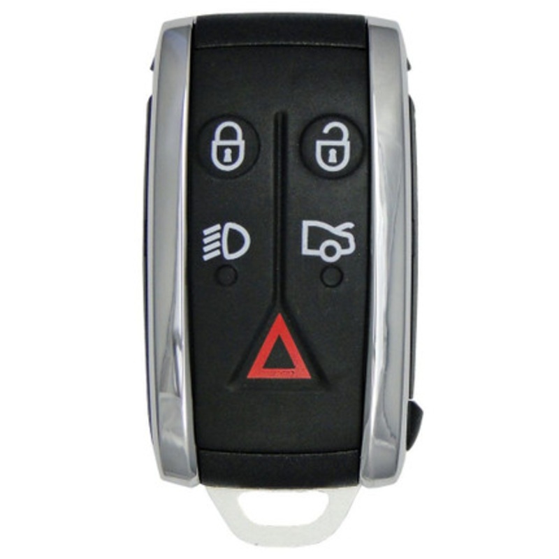 Jaguar 5 Button Smart Key Shell Replacement