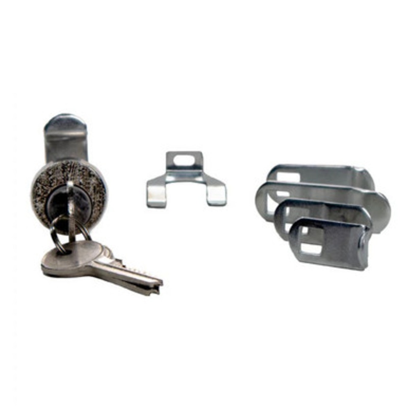 Kenaurd Exterior Weatherproof Mailbox Lock – Multi-Cam – HL1 Keyway – Keyed Different – US14 Bright Nickel