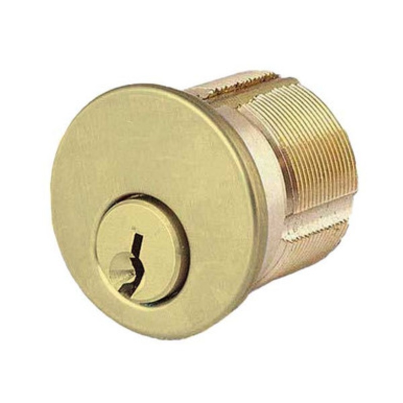 Kenaurd Premium Mortise Cylinder -1-1/2 – US3 – Polished Brass – (SC1)