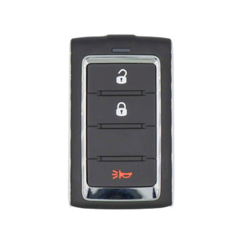 Keyless2Go Replacement Jeep 3 Button Smart Key M3NWXFOB1, 68377529AB, 433 MHz, Premium Aftermarket