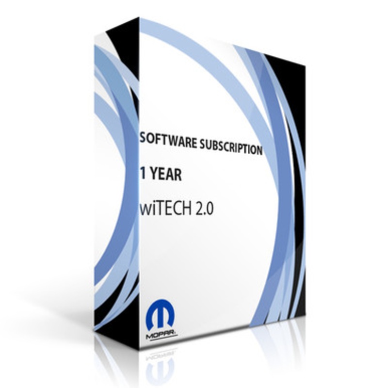 Mopar WiTECH 2.0 Software Subscription – 1 Year – (machine sold separately)